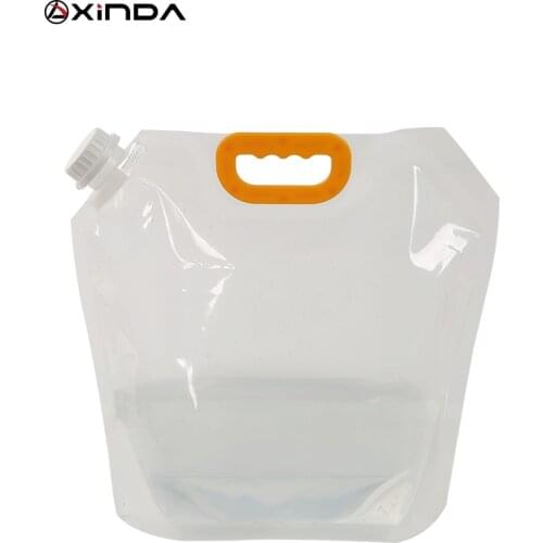 Xinda Outdoor Portable Folding Water Bag Mountaineering Camping Picnic Large Capacity Soft Water Storage Food Grade