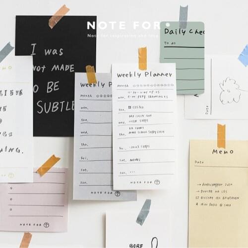 1pc Scratchpad Graffiti Diary Series Mini Notepad Portable Planer To Do List Memo Pad