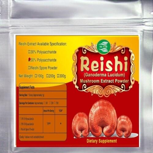 300gram Reishi Extract Ganoderma Lucidum Extract 50% Polysaccharide 10% Triterpenoids Powder
