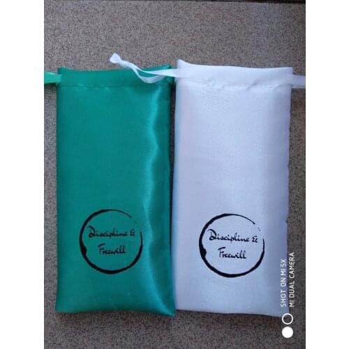 Free shipping 300pcs drawstring bag satin bags size 8*10cm jewelry bag custom printing gift pouch include shipping by ePacket