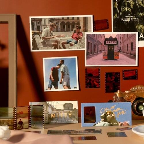 PET Movie Film Element Vintage Aesthetic Happy Planner Diary Journal Stationery Scrapbooking Stickers Travel Art Supplies