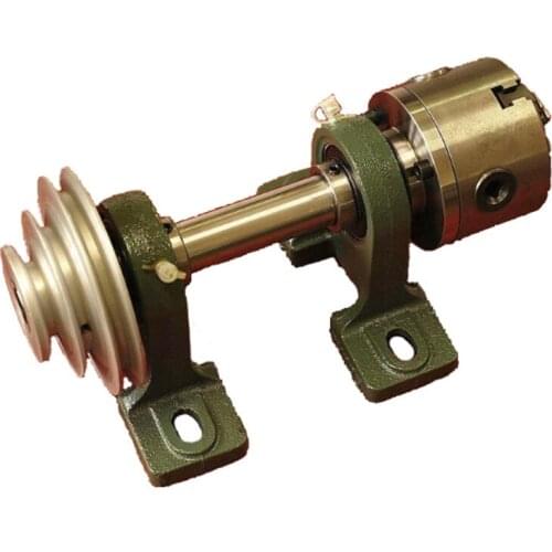 80 /100 spindle flange through hole 19mm hardened and hardened woodworking lathe spindle, woodworking beads