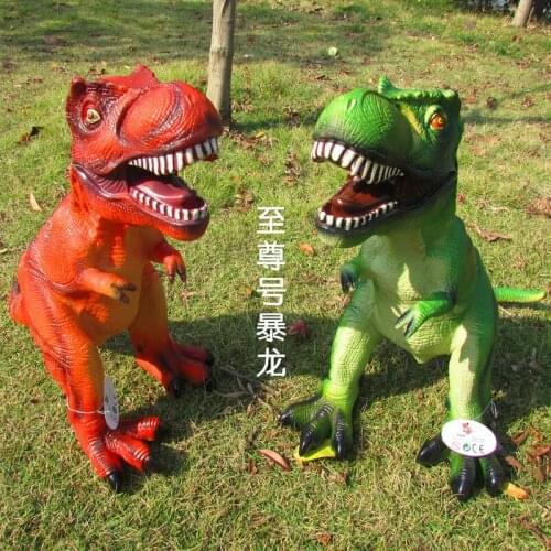 Big Size 65cm Dinosaur Toy Action Figures Tyrannosaurus Rex Soft Animal Model Boy Toy for Children Birthday Gift