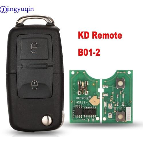 Jingyuqin b01-2 2 buttons kd Remote For Vw Style Remote Key For kd900 (kd200) machine (1 piece)