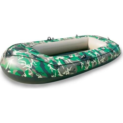 2 persons Inflatable Boat Thicken 0.35mm PVC Camouflage Inflatable Boat Drifting craft Kayak Fishing Boat Canoeing pool float