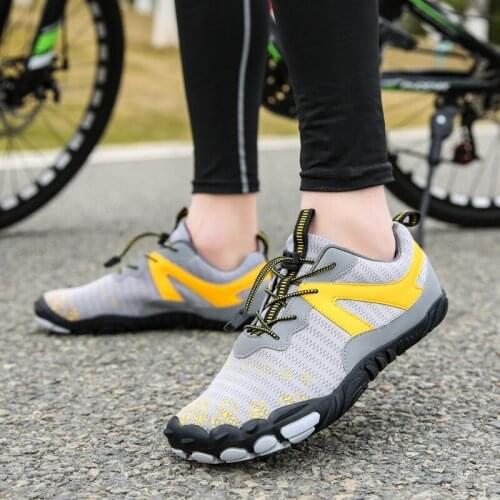 Aqua Shoes Fingers Men Water Shoes Swimming Aqua Beach Socks Elastic Band Breathable Fishing Bicycle Sport Upstream Sneakers