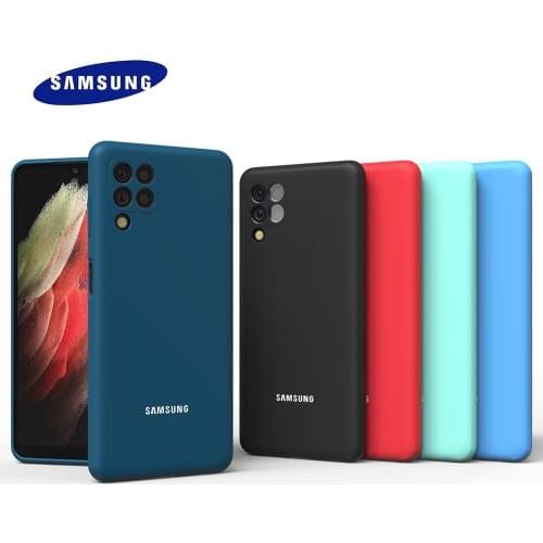 For Samsung Galaxy A22 Case A 22 Soft Silicone Cover Silky Touch With Camera Protection Fall Prevention Shell
