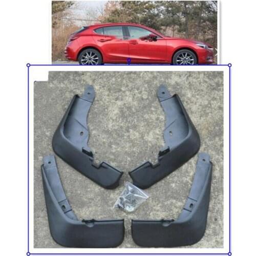 Set Car Mud Flaps For Mazda 3 (BM) Axela Hatch Hatchback 2014 2015 2016 2017 Mudflaps Splash Guards Mud Flap Mudguards Fender