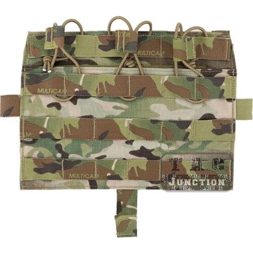 Tactical Low Profile Detachable Flap Molle Panel w/ Three M4 Front Platebag + Magazine Retention Straps For JPC2.0 AVS LVS Vest