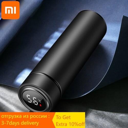 Xiaomi 500ML Portable Smart Insulation Cup Water Bottle Thermal Cup Keep warm Smart Water Kettle Kitchen Appliances Coffee Mugs