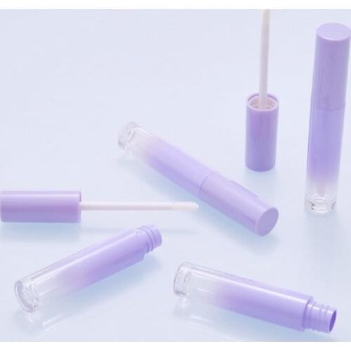 5ml Purple Plastic lip gloss tubes lipgloss tube packaging Liquid Lipstick Tubes bottle Empty Refillable cosmetics containers