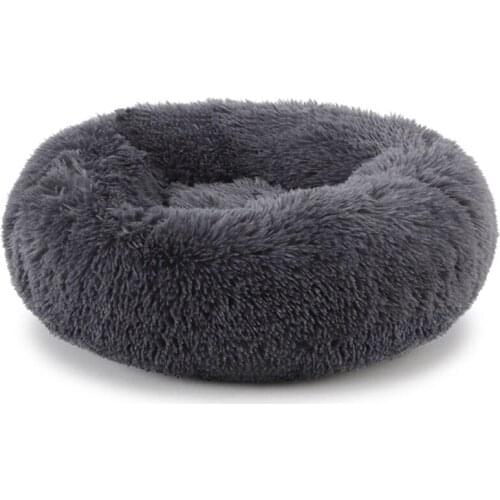 Calming Fluffy Dog Bed Round Pet Lounger Cushion For Small Medium Large Dogs & Cat Winter Dog Kennel Puppy Mat Pet Bed