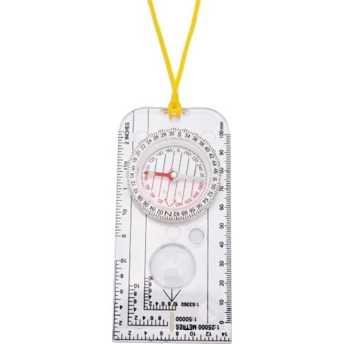 Magnifying Compass Army Scout Hiking Camping Boating Map Reading Orienteering