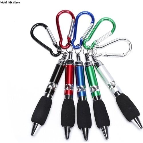 Hot Sale Retractable Badge Reel Golf Scoring Pen Belt Clip With Carabiner Snap Hook