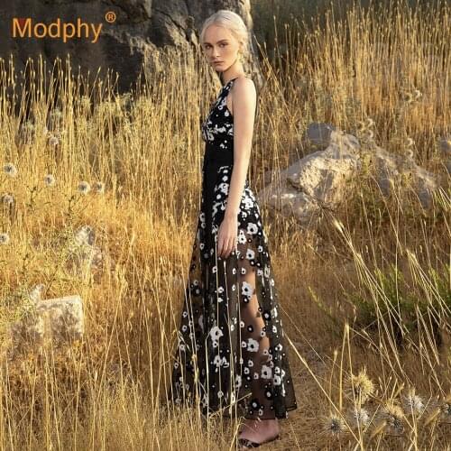 High Quality Summer 2021 New Sequin Women Long Dress Sexy Halter Collar Halter Sleeveless Celebrity Evening Runway Party Vestido