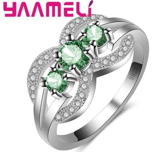 Charming NEW Fashion Luxury Charm AAA Cz Wedding 925 Sterling Silver Ring Women Party Jewelry Free Shipping Hot Sale