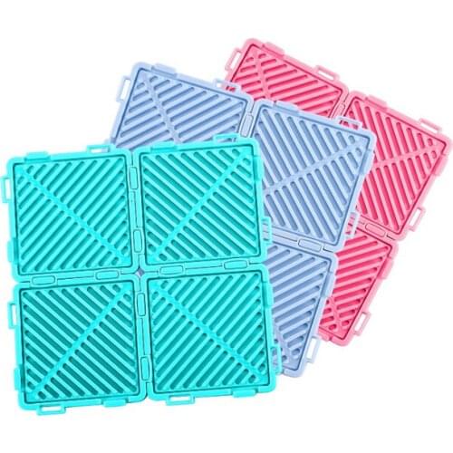 120pcs NEW Splicable pad Non-Slip Coaster Insulation Mats Silicone Combination Insulation Pad Home Cup Coaster Drink Pot Mat