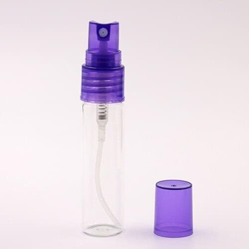 15ml 10pcs Free Shipping mini glass parfum spray bottle, clear mist perfumes sprayer bottle,perfume spary vial refillable bottle