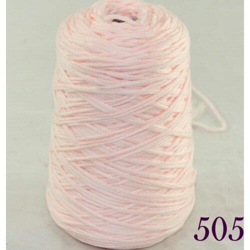 1X400g soft sell high quality 100% cotton hand woven Flesh pinkv cone 422-505