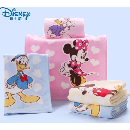 2021 Disney 100% Cotton Newborn Baby Towels Saliva Towel Infant Nursing Towel Baby Boys Girls Soft Washcloth Handkerchief