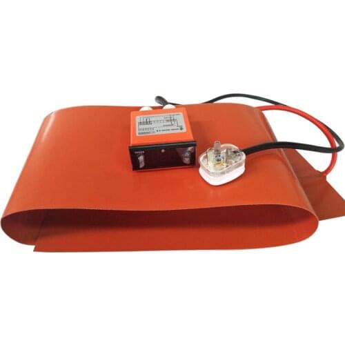 220V 2000W 250*1740*1.5mm Standard Oil Drum Heater With Temp controller and USA plug