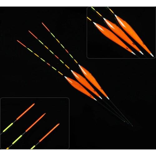 3pcs/lot Fishing Floats Balsa Material Bobber Various Models Available Flotador Pesca Fishing Tackles Tools Shallow Water Floats