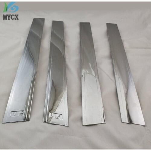 4PCS ABS Chrome PILLAR COVER CAR Accessories FOR Toyota Corolla 2001 FIELDER 2005-2012 PROBOX SUCCEED