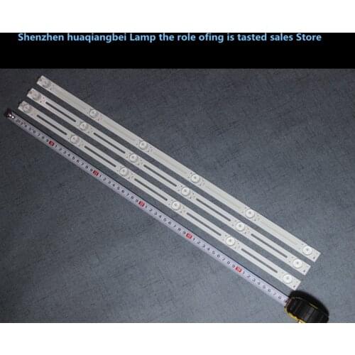 10pcs/Lot 6 lights, 32 inches, 59 cm, general LCD TV, backlight , LED light strip, Changhong, Hisense, TCL, general 32 inch 3V