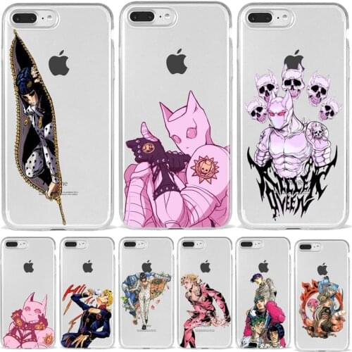 JOJO’S BIZARRE ADVENTURE OVER HEAVEN JoJo Anime phone accessories Case Cover Shell For iPhone XR MAX X 8 7 Plus 6 11 12Mini Pro