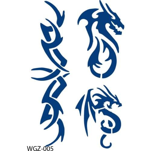 Dragon/Tiger/scorpion lasts 15 days tattoo Waterproof Temporary Tattoos Men Flash Tatoo tattoo temporary womens Fake Tattoo