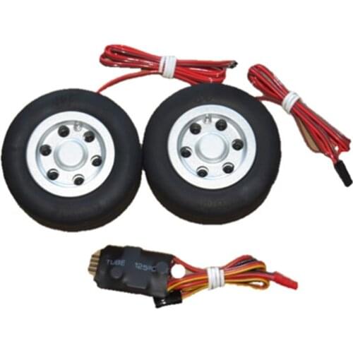 Electronic brake system for rc airplane /turbine jet /brake wheel 70MM75MM86MM95MM