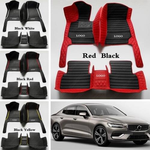 Custom Made Car Floor Mats for Volvo XC40 XC60 XC70 XC90 V40 V60 V90 C30 S40 S60 S80 S90 All Weather Automobile Carpet Cover