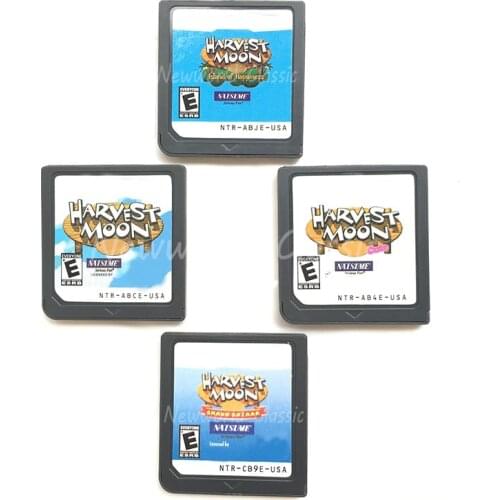 Harvest Moon Series Cute Island of Happiness Grand Bazaar English Language US Version Video Game Cartridge