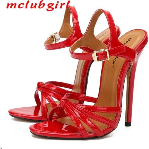 Mclubgirl 2020 Women Sexy Night Club Fashion Sexy Pumps Anti-string 14 Cm High-heeled Shoes Man Women Party Pumps Buckle ZQJ