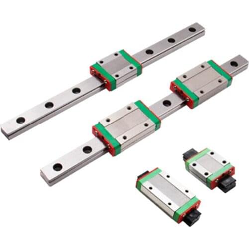 1 pc miniature linear rail MGN7 MGN9 MGN12 MGN15 linear guide any with with 1pc MGN12H carriage linear bearing cnc parts