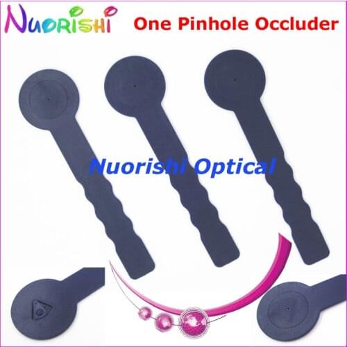 205G Professional Ophthalmic Vision Testing Single One Pinhole Hole Plastic Eye Occluder Free Shippping