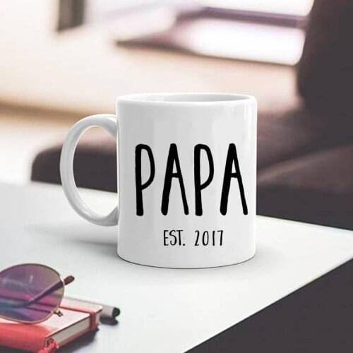 Grandpa gift, Grandpa mug, Gift for Papa, Papa Mug Birth Announcement gift