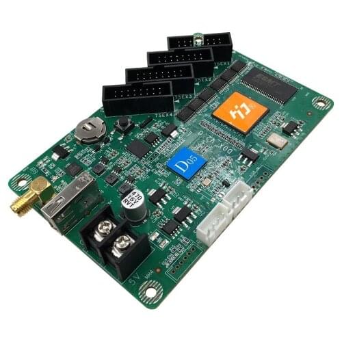 WIFI / USB HD-05 full-color screen controller (HUB75 4 interface) asynchronous storage control card