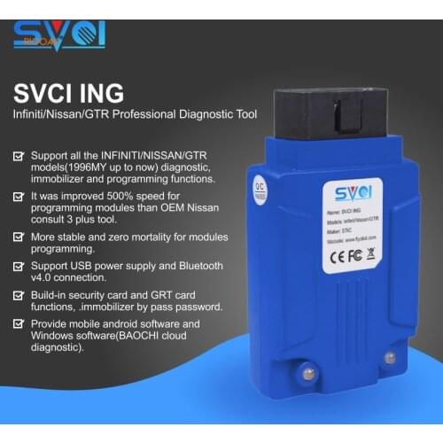 RIOOAK SVCI ING For Infiniti/Nissan/GTR Professional Diagnostic Support Programming Update Version of Nissan Consult-3 Plus