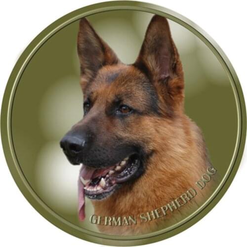 S40385# Various Sizes PVC Decal German Shepherd Dog Pet Animal Car Sticker For Bumper Rear Window Laptop Refrigerator Toilet