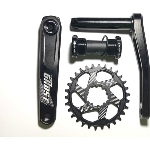 Fovno 3mm offset GXP Mountain bike crankset aluminum alloy MTB bicycle crank for shimano SRAM bike parts