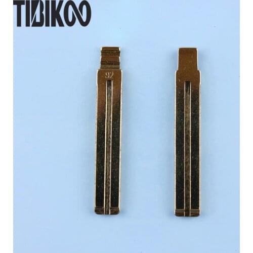 NO.92 Key Blade for Hyundai Replacement Folding FLip Key Blade Side Groove
