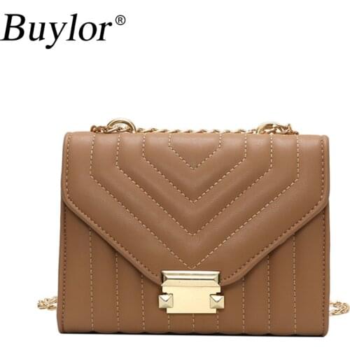 Chain Crossbody Bags for Women 2021 Fashion Vintage Small Shoulder Bags Ladies Luxury Brand Female Handbags and Purses