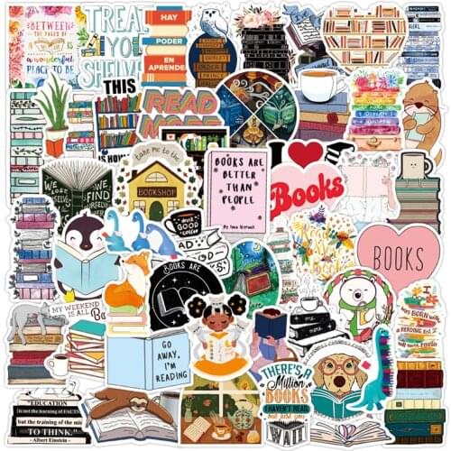 10/30/50 PCS inspirational English learning children cartoon graffiti suitcase laptop mobile phone water cup stickers gift