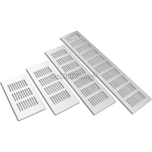 Brand New 10PCS Aluminium Alloy Air Vent Ventilation Vent Grille for Wardrobe Kitchen Shoe Cabinet 150mm/200mm/300mm/400mm/500mm