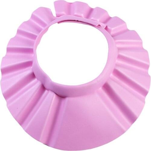 Waterproof ear protector cap for baby bath shampoo shower cap adjustable ear protector Waterproof bath cap for children