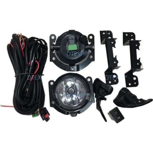 1 Full Kit Fog Lamp Set for Mirage with Bulb Wire and Switch Attrage Fog Lights Kit for Hatchback Mirage Saloon Attrage