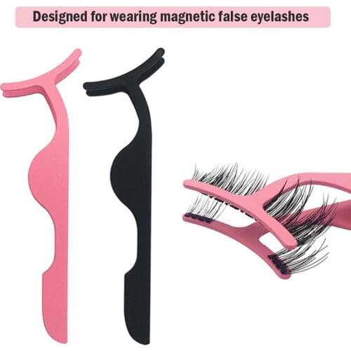 1 Pc Magnetic Eyelash Tweezers False Eyelash Applicator Magnet Eyelash Special Lash Tweezers Bulk Eyelash Applicator