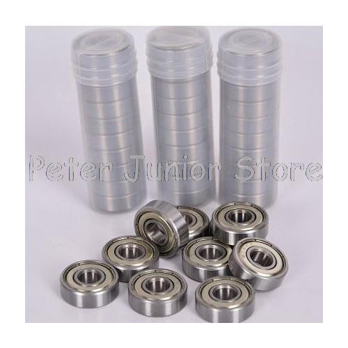 10pcs 687-2rs Rubber Sealed Deep Groove Ball Bearing 687 687rs 7x14x5 part