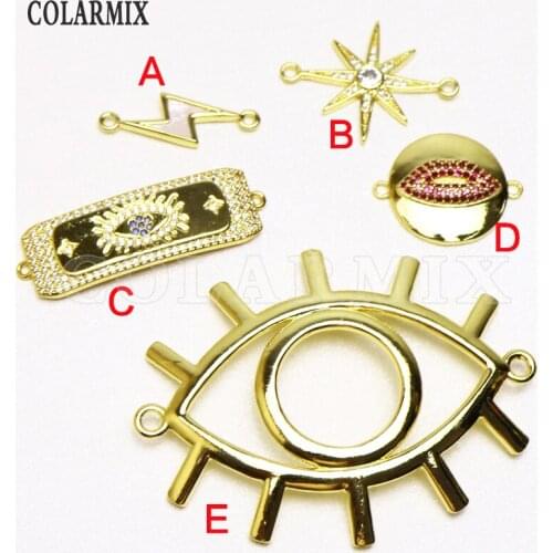 10 pieces multi kinds charm for jewelry making eye charm for women jewelry accessories fashion jewelry accessories 58011